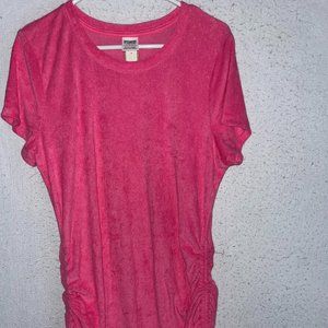 Victoria's Secret PINK Terry Cloth Dress Ruched Side Dress sz XL Women's NWT NEW